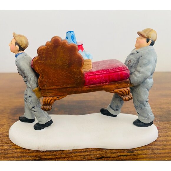 Department 56 Christmas in the City Kid Gloves Moving 59456 Moving Men - Picture 6 of 6